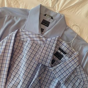 2 pack Chaps dress shirts 16 1/2 34/35